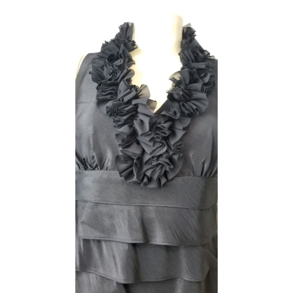 London Times Shutter Black Formal Dress, 4P✔️ - Picture 3 of 10